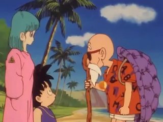 Bulma atende o healer roshi e clipes dela cona