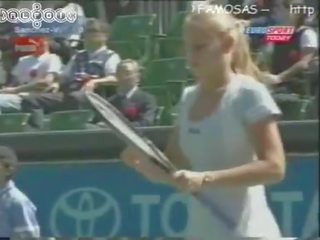 Jelena dokic oops downblouse frumos