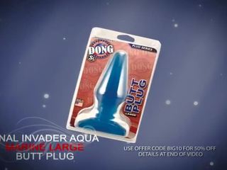 Получавам анално invader aqua marine голям задници plug