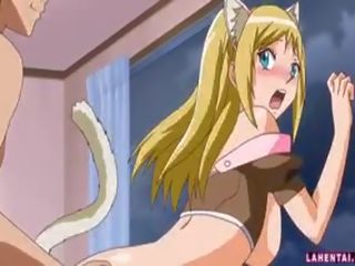 স্ত্রী বশ করা catgirl পায় পাছা এবং পাছা হার্ডকোর