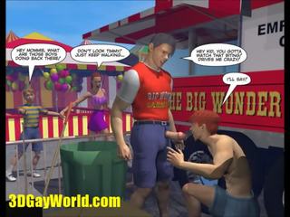 CHARLIE AT CARNIVAL 3D Cartoon Anime Comics