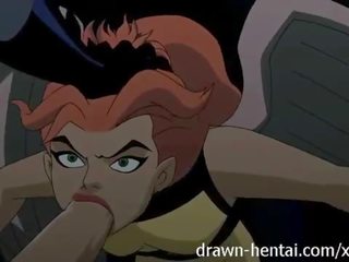 Justice League Hentai - Two chicks for Batman dick