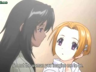 Tenåring anime lesbiske lager kjærlighet