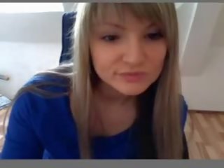 Tyska vackra tonårs på webkamera delen jag