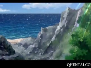 Hentai kuiken ritten manhood in 3io bij de strand