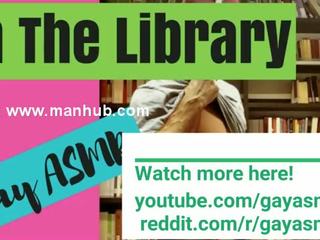 Asmr masculino - en la biblioteca (asmr papel jugar)