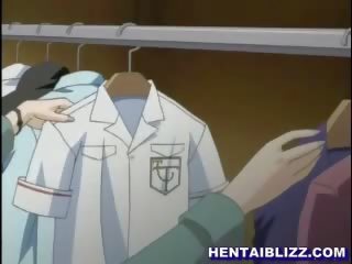 Binding hentai coed brutalt knullet