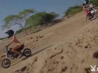 Curvy badass babes try out wake boarding